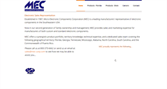 Desktop Screenshot of mec-corp.com